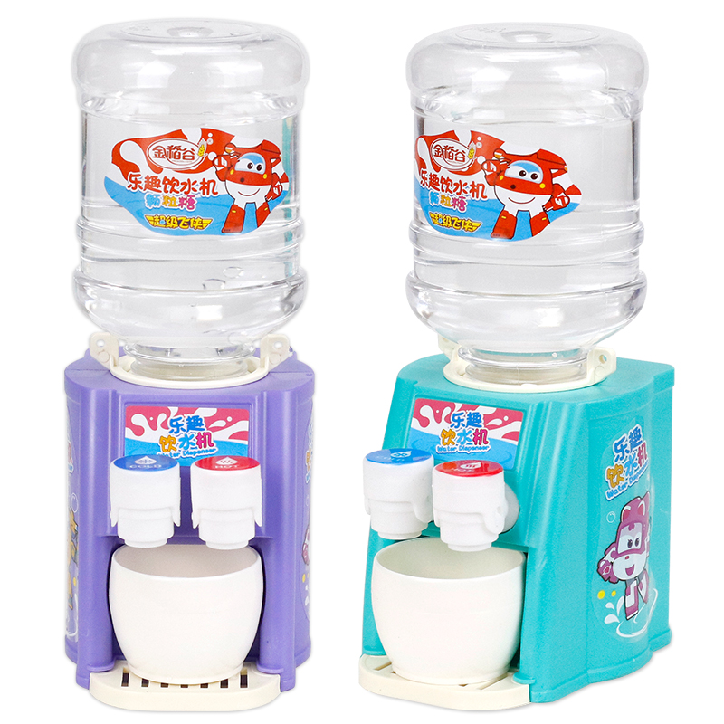 金稻谷新款迷你飲水機(jī)玩具糖仿真出水過(guò)家家廚房趣味糖玩